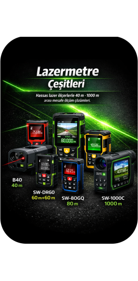 Lazermetre Çeşitleri