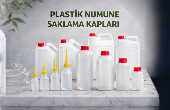 PLASTİK NUMUNE SAKLAMA KAPLARI