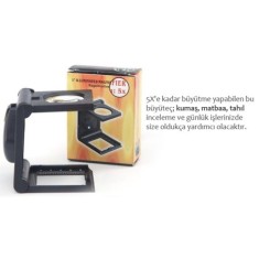 14109 Katlanır Işıklı Büyüteç Lup Mercek 5X