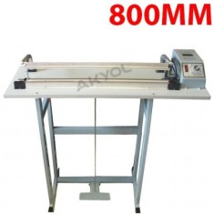 SFTD 800 80CM Ayaklı Poşet Yapıştırma Makinesi (Kesmeli)