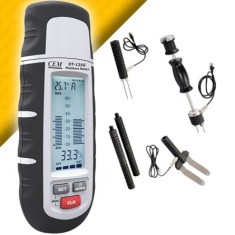 Cem DT-125G Çakmalı Ahşap ve Yapı Malzemesi Nem Ölçer Seti