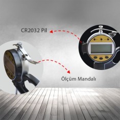 Loyka 5332-25 Geniş Ağızlı Kalınlık Komparatörü  | 0.01 MM