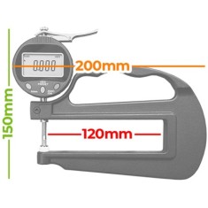 Loyka 5331-10 Geniş Ağızlı Kalınlık Komparatörü | 0.001MM