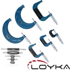 Loyka M150S Mekanik Mikrometre Seti (6 Parça)
