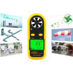 Smart Sensor AR 816 Rüzgar Hızı ve Sıcaklık Ölçer Anemometre