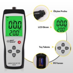 Smart Sensor AS 63B Titreşim Ölçüm Cihazı