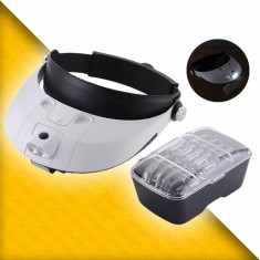 MG81001-G Led Işıklı Gözlük Kafa Büyüteci