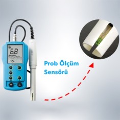 Hanna HI 9812-51 Harici Problu pH / EC / TDS / Sıcaklık Ölçer