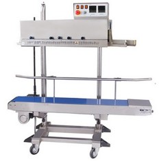 Hualian 1370 LD DİKEY Yürüyen Bantlı Otomatik Folyo ve Naylon Yapıştırma Makinası