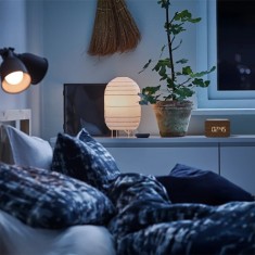 TFA 60.2549.08 Ahşap Termometre Saat