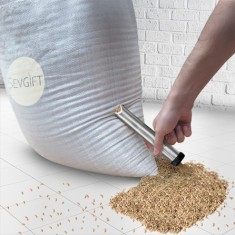 30 Cm Çuval Sondası Krom | Paslanmaz Krom Profesyonel Numune Alma Aparatı