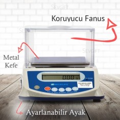 KD-NBCD-3000 Dijital Hassas Terazi 3KG / 0,01GR