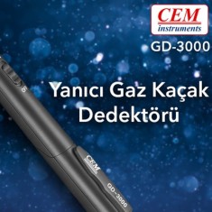 Cem GD-3000 Yanıcı Gaz Kaçak Dedektörü