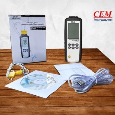 Cem DT-38F Sıcaklık Kayıt Cihazı 2 Kanallı Datalogger