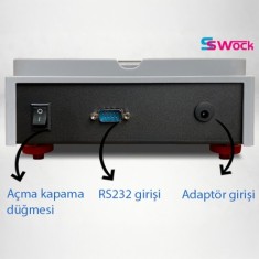 Swock MK 20002 Dijital Hassas Terazi (2KG / 0.01GR)
