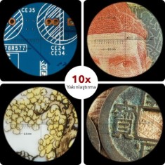 Ölçekli 10X Ledli Lup Büyüteç (Şarj Edilebilir) | ST-8018