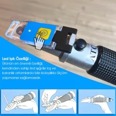 Led Işıklı Refraktometre 0-32 Brix Dürbün Tip | LED32-S