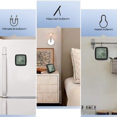 Dokunmatik Sıcaklık ve Nem Ölçer | Hassas