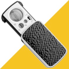 774 Serisi Üç Mercekli Işıklı Büyüteç 30X 60X 90X