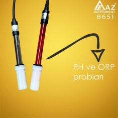 AZ 8651 Ph ve Orp Ölçüm Cihazı | BNC Bağlantılı