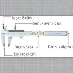 Dasqua 1120-3115-A Mekanik Kumpas 0-150 mm