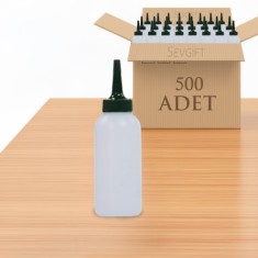 150 ml HDPE Plastik Damlalık Kapaklı Sıkma Şişe | Yağdanlık (500 Adet)