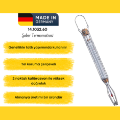 TFA 14.1032.60 Metal Çerçeveli Analog Şeker Termometresi