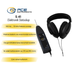 PCE-S41 Elektronik Stetoskop | Makine Bakım ve Arıza Tespiti
