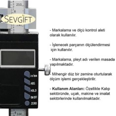 4025 Tek Sütunlu Dijital Mihengir 300 mm