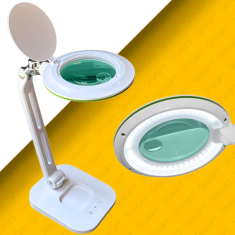 Flexi Masaüstü Büyüteç | Ayarlanabilir Kademeli Led Aydınlatmalı 