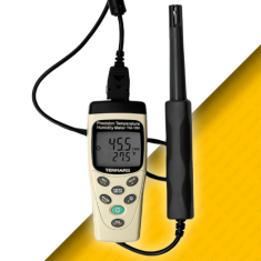 Tenmars TM-184 Kablolu Problu Sıcaklık ve Nem Kayıt Cihazı Datalogger