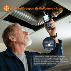 GAZ-40 Profesyonel Yanıcı Gaz Kaçak Dedektörü (Japon Figaro Sensörlü)