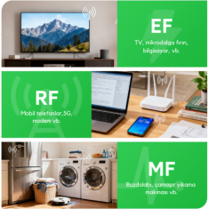 EMF-01 Profesyonel 3 Eksen EMF & RF Elektromanyetik Alan Dedektörü