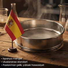 CISA Paslanmaz Çelik Analiz Eleği | 20 cm Çap | İspanya'dan İthal