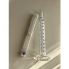 Alkolmetre Seti Kısa (100ml Mezür) | Cam Dansimetre Yoğunluk Ölçer