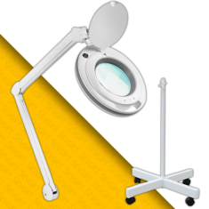 5X Büyüteç Lamba Ayaklı | LED Işıklı, Dokunmatik Işık Ayarı, Güzellik ve Teknik Kullanım