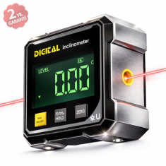 Loyka 5521 Dijital Eğim Ölçer | Mıknatıslı | Çift Çizgi Lazerli 