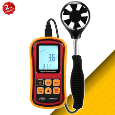 Dijital Anemometre | Rüzgar Hızı ve Sıcaklık Ölçer | Teleskopik Problu | BGM-8901