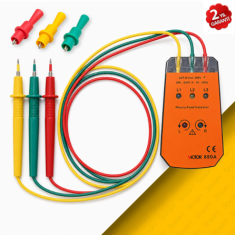 Victor 850A Faz Sırası Ölçer | 200-600 V AC | Trifaze Faz Yönü ve Eksik Faz Kontrol Cihazı