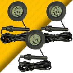 3 Adet | Problu Sıcaklık Ve Nem Ölçer | SFY-22