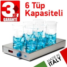 Velp Multistirrer 6´lı Dijital Manyetik Karıştırıcı