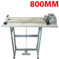 SFTD 800 80CM Ayaklı Poşet Yapıştırma Makinesi (Kesmeli)