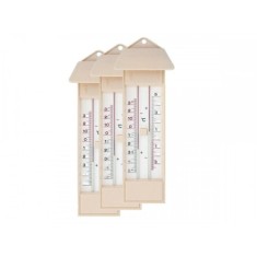 3 Adet | TFA 10.3015.03 Plastik Max-Min Alkollü Termometre