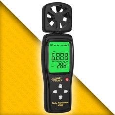 Smart Sensor AS 806 Rüzgar Hızı Ölçer | 0-45 m/s Hava Hızı