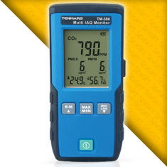 Tenmars TM-380 Çoklu IAQ İzleme Cihazı | Partikül, Karbondioksit, Sıcaklık, Nem