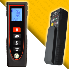 MTR60 Klipsli Lazerli Mesafe Ölçer | 60 Metre Ölçüm Mesafesi