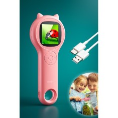 Eğitici 500X Dijital El Mikroskobu | Çocuklar İçin Dijital Büyüteç 