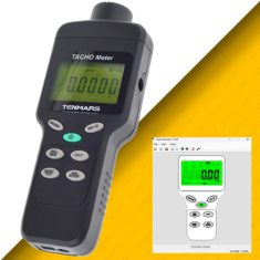 Tenmars TM-4100DN Temassız Devir Ölçer | Datalogger Özellikli