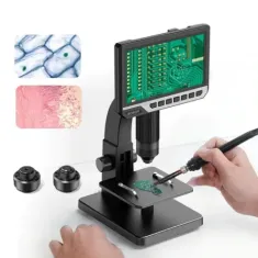 Dijital Mikroskop Çift Lens 2000x büyütme 7'' 12 MP