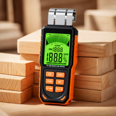 TR-300 Ahşap ve Yapı Malzemesi Nem Ölçer | Kumaş, Kıyafet, Halı, Deri ve Kağıt Nem Ölçer